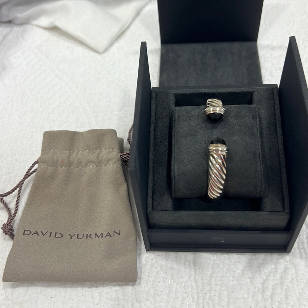 100% Authentic David Yurman onyx bracelet